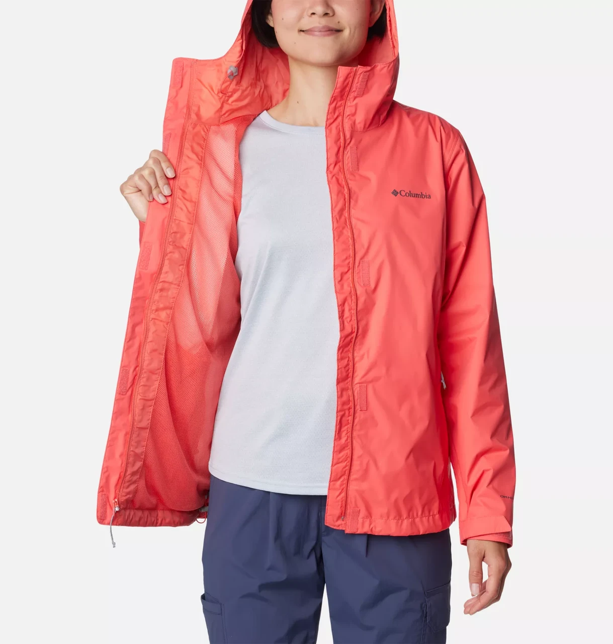 Куртка мембранная женская Columbia Arcadia II Jacket оранжевый 1534111-608 - фото 5 - id-p225086183