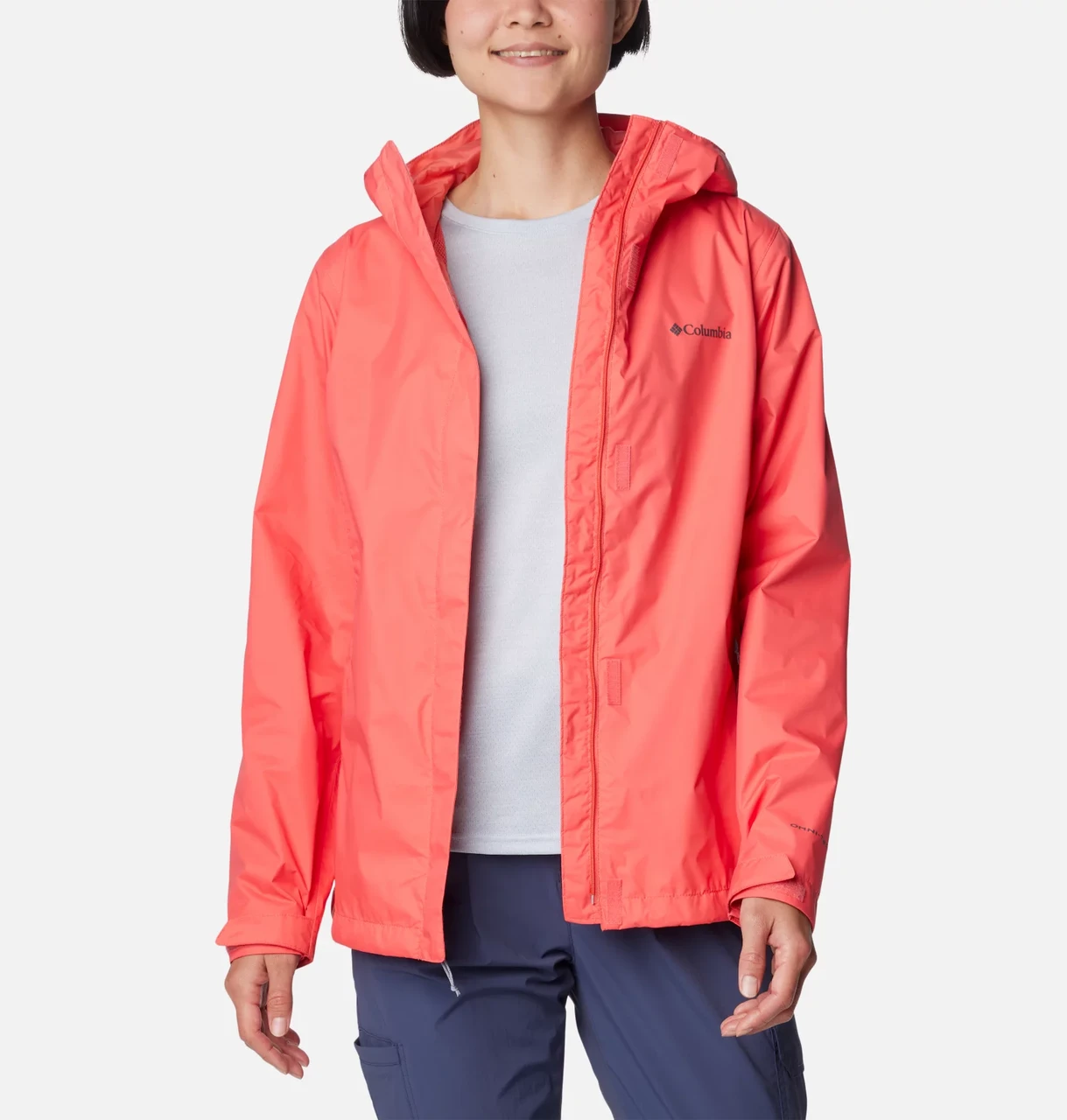 Куртка мембранная женская Columbia Arcadia II Jacket оранжевый 1534111-608 - фото 8 - id-p225086183