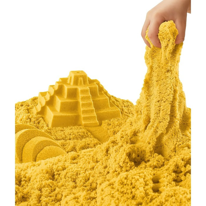 Космический песок, 1 кг, жёлтый - фото 2 - id-p225152661