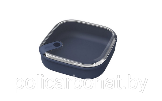 Пищевой контейнер с крышкой ELA 1 л.,темно-синий - фото 1 - id-p225152978