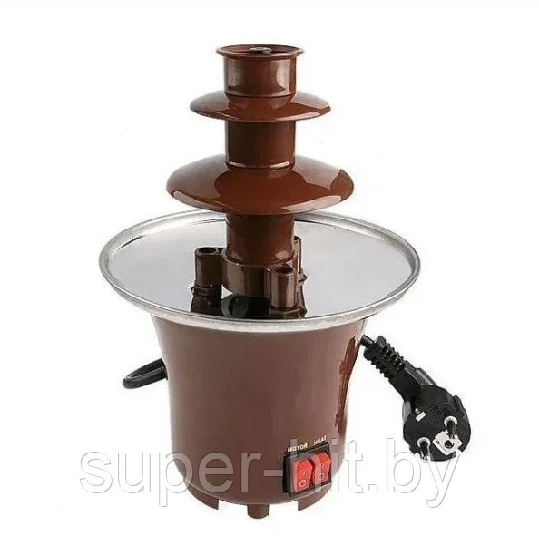 Шоколадный фонтан фондю Chocolate Fondue Fountain Mini - фото 3 - id-p225153603