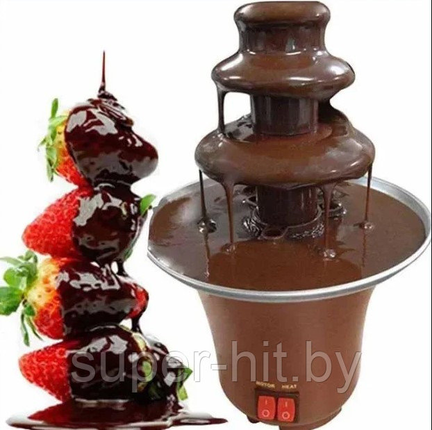 Шоколадный фонтан фондю Chocolate Fondue Fountain Mini - фото 6 - id-p225153603