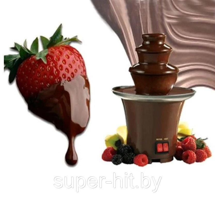 Шоколадный фонтан фондю Chocolate Fondue Fountain Mini - фото 7 - id-p225153603