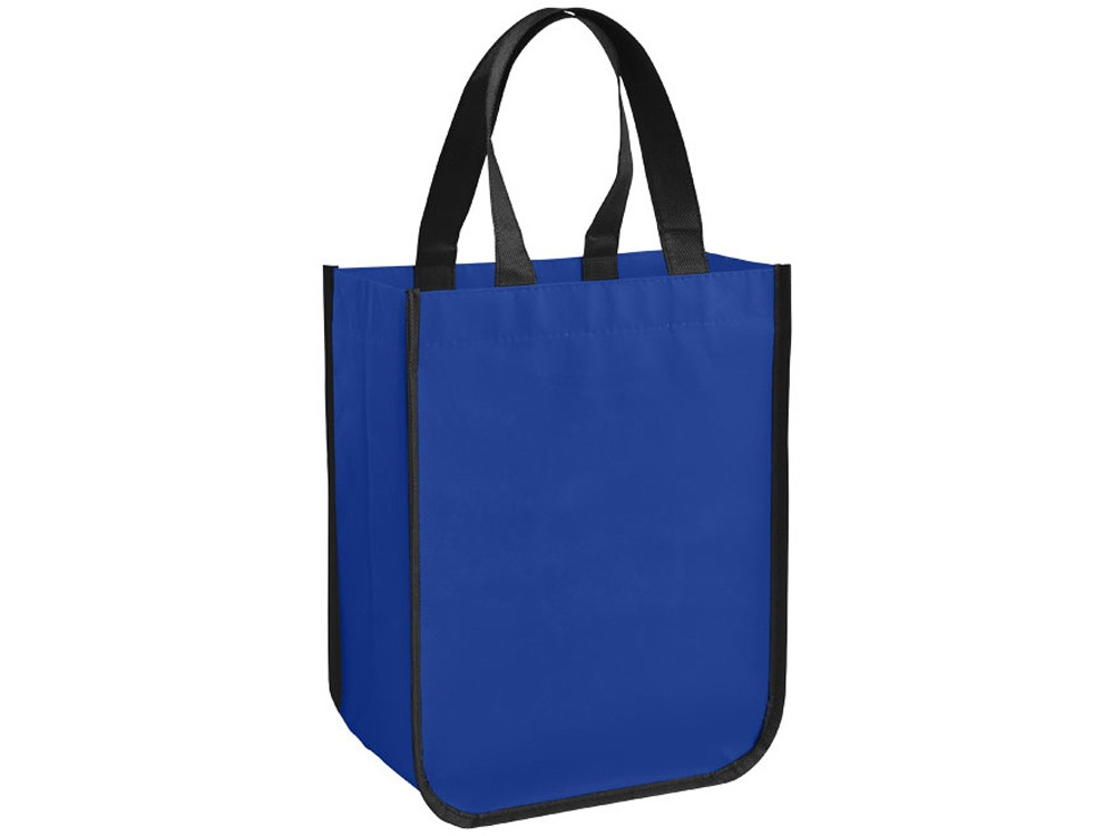 Маленькая ламинированная сумка для покупок, ярко-синий - фото 1 - id-p225153737