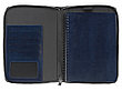 Бизнес-блокнот на молнии А5 Fabrizio, 80 листов, темно-синий, фото 3