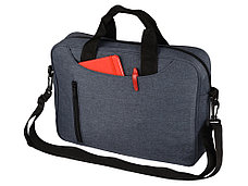 Сумка для ноутбука Wing с вертикальным наружным карманом, синий, фото 2