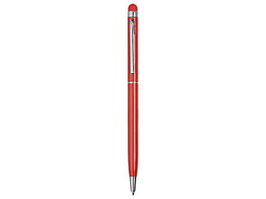 Ручка-стилус металлическая шариковая Jucy, красный, фото 2