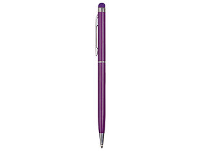 Ручка-стилус металлическая шариковая Jucy, фиолетовый, фото 2