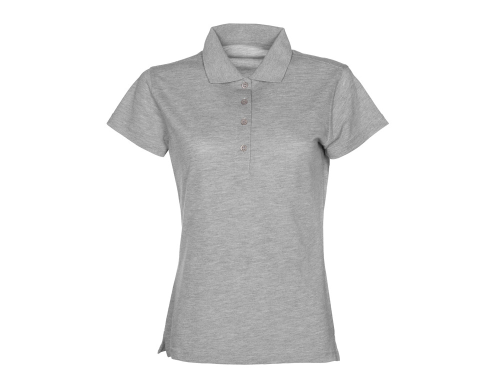 Рубашка поло First 2.0 женская, серый меланж - фото 3 - id-p225153788