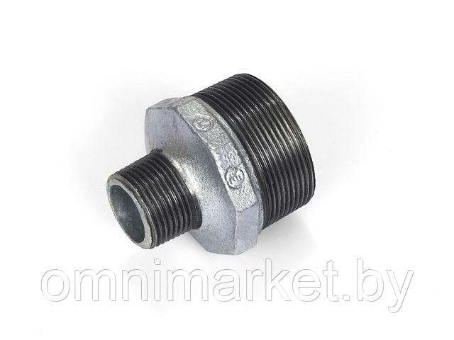 Ниппель ред. 3/4" х 1/2" нар.-нар. оцинкованн., AV Engineering - фото 1 - id-p225156080