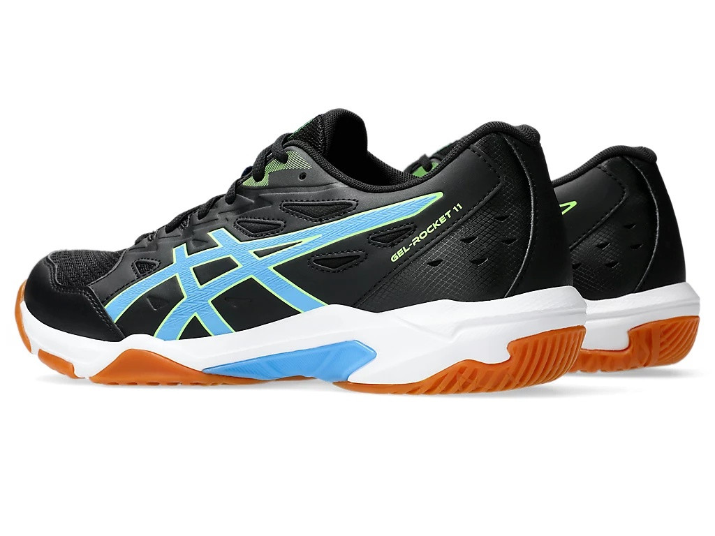 Волейбольные кроссовки мужские Asics Gel-Rocket 11, (чёрно-синие) - фото 2 - id-p225161969