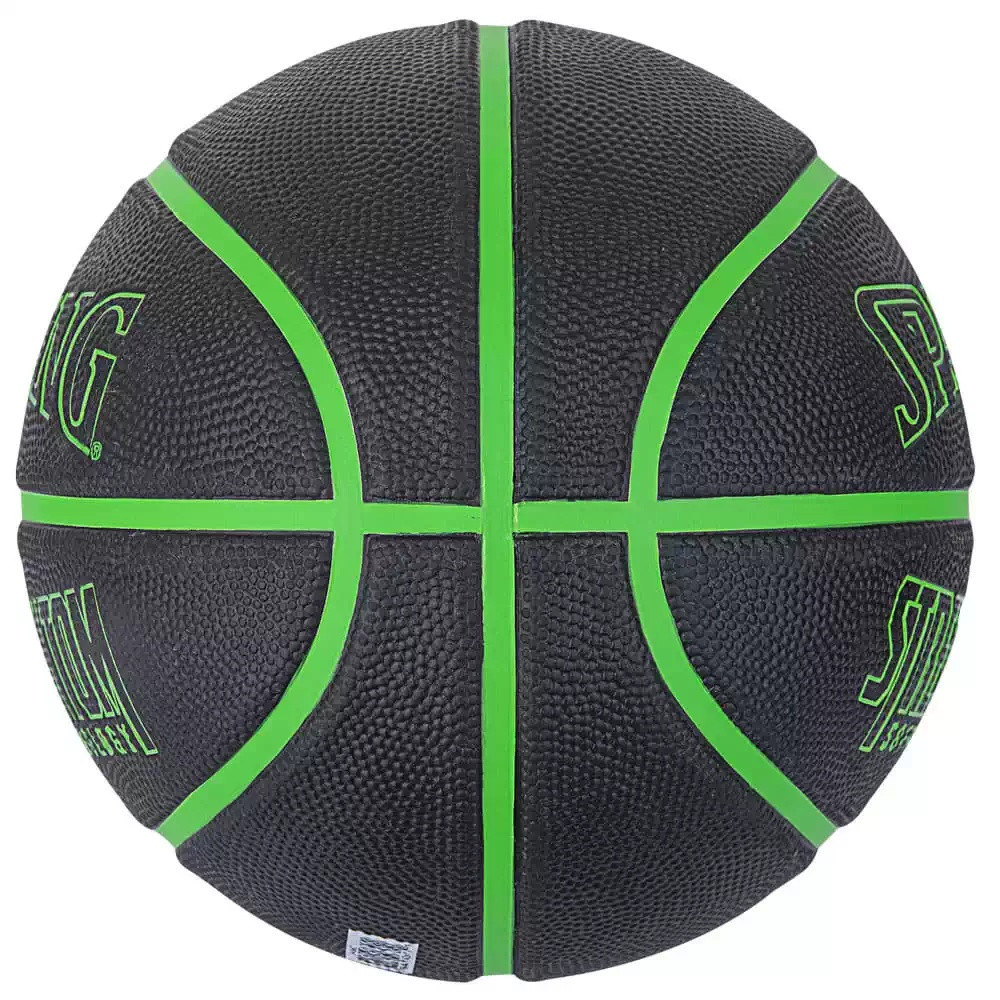 Мяч баскетбольный 7 SPALDING Phantom black-green - фото 2 - id-p225161976