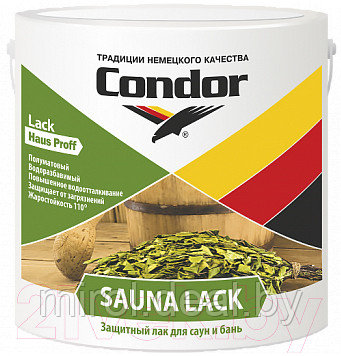 Лак CONDOR Sauna Lack - фото 1 - id-p225165544