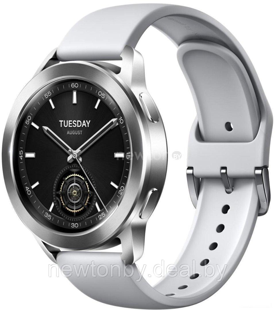 Умные часы Xiaomi Watch S3 M2323W1 (серебристый/серый, международная версия) - фото 1 - id-p225166068