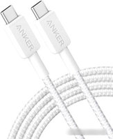 Кабель Anker PowerLine 322 USB Type-C - USB Type-C A81F6H21 (1.8 м, белый)