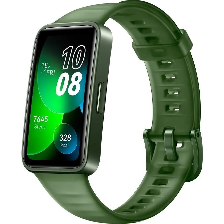 Умный браслет HUAWEI ASK-B19 изумрудный зелёный/Emerald Green (Band 8) - фото 1 - id-p225166541