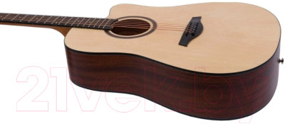 Акустическая гитара Rockdale Aurora D1 C N - фото 3 - id-p225168206