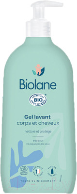 Средство для купания Biolane Органический гель для очищения тела и волос - фото 1 - id-p225168906