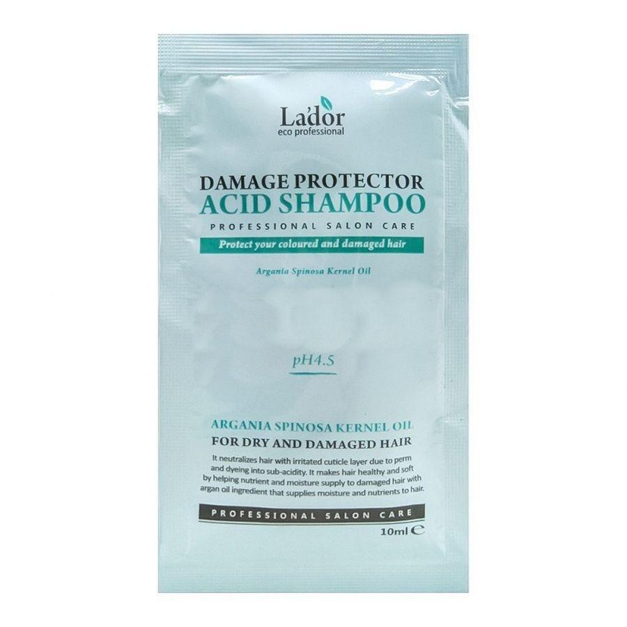 900 МЛ! Шампунь Lador с коллагеном и аргановым маслом Damaged Protector Acid Shampoo 10 - фото 1 - id-p225168979