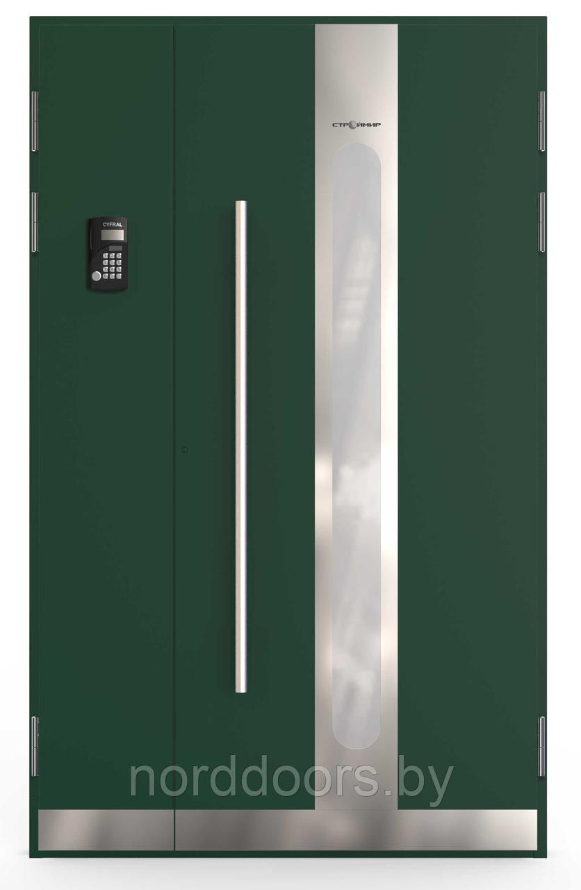 Дверь для подъезда GENEVA 14 RAL 6005