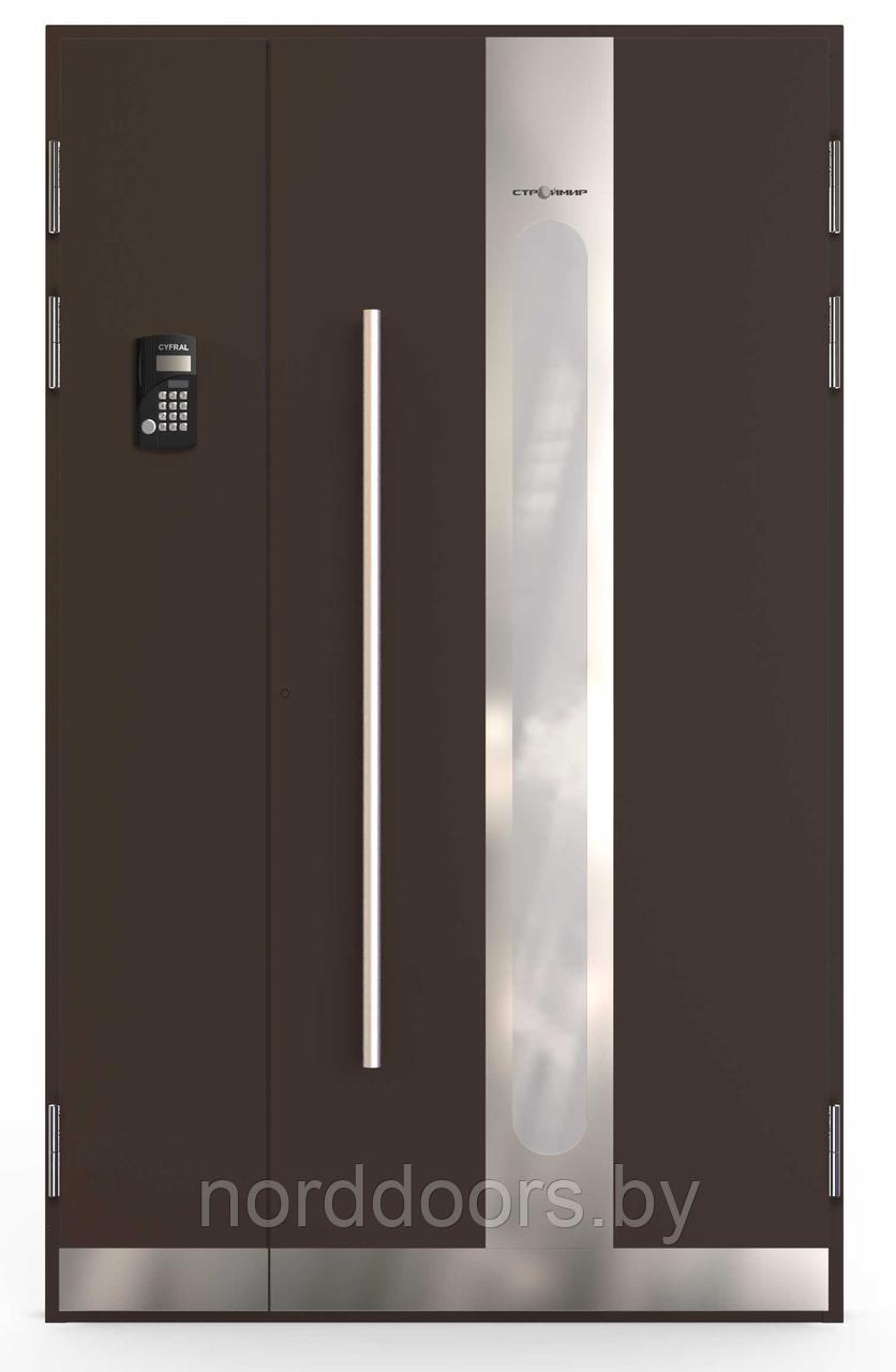 Дверь для подъезда GENEVA 14 RAL 8017