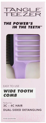Расческа Tangle Teezer Wide Tooth Comb Purple Passion - фото 4 - id-p225170749