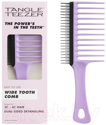 Расческа Tangle Teezer Wide Tooth Comb Purple Passion - фото 5 - id-p225170749