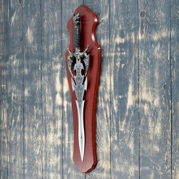 Сувенирный меч на планшете, змеи на уголках эфеса, 56 см - фото 2 - id-p225171313