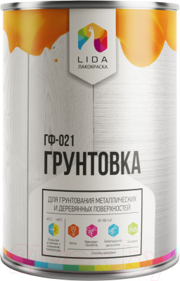 Грунтовка Lida ГФ-021 - фото 1 - id-p225170965