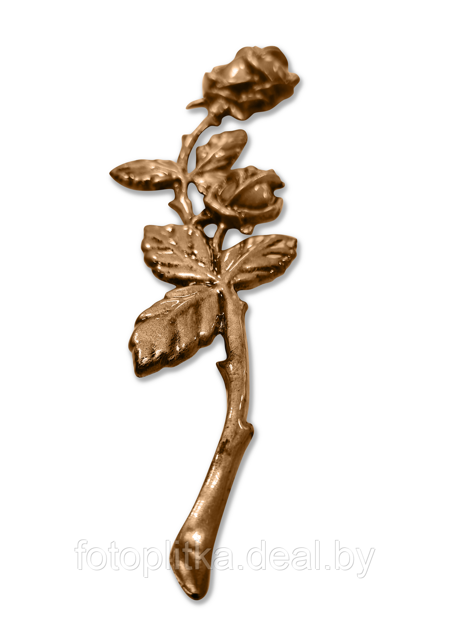 Роза декоративная с полимерным покрытием, 20 см - фото 4 - id-p225169118