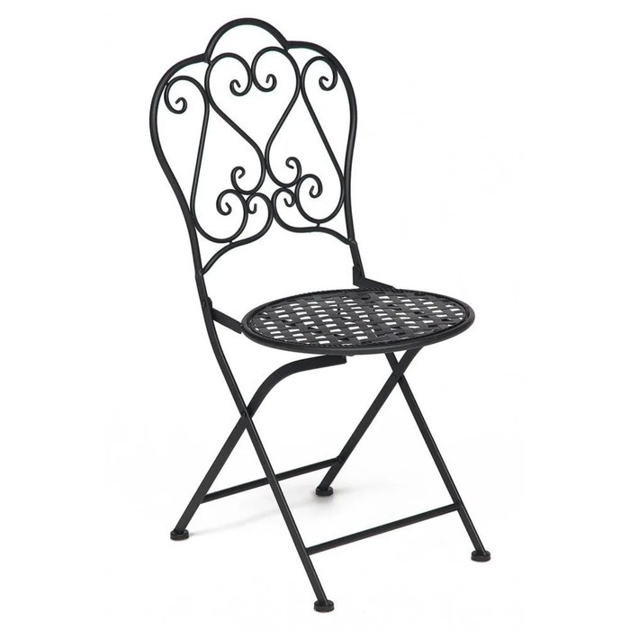 Стул Secret De Maison Love Chair стальной сплав, 43х48х91см, черный - фото 1 - id-p225171522