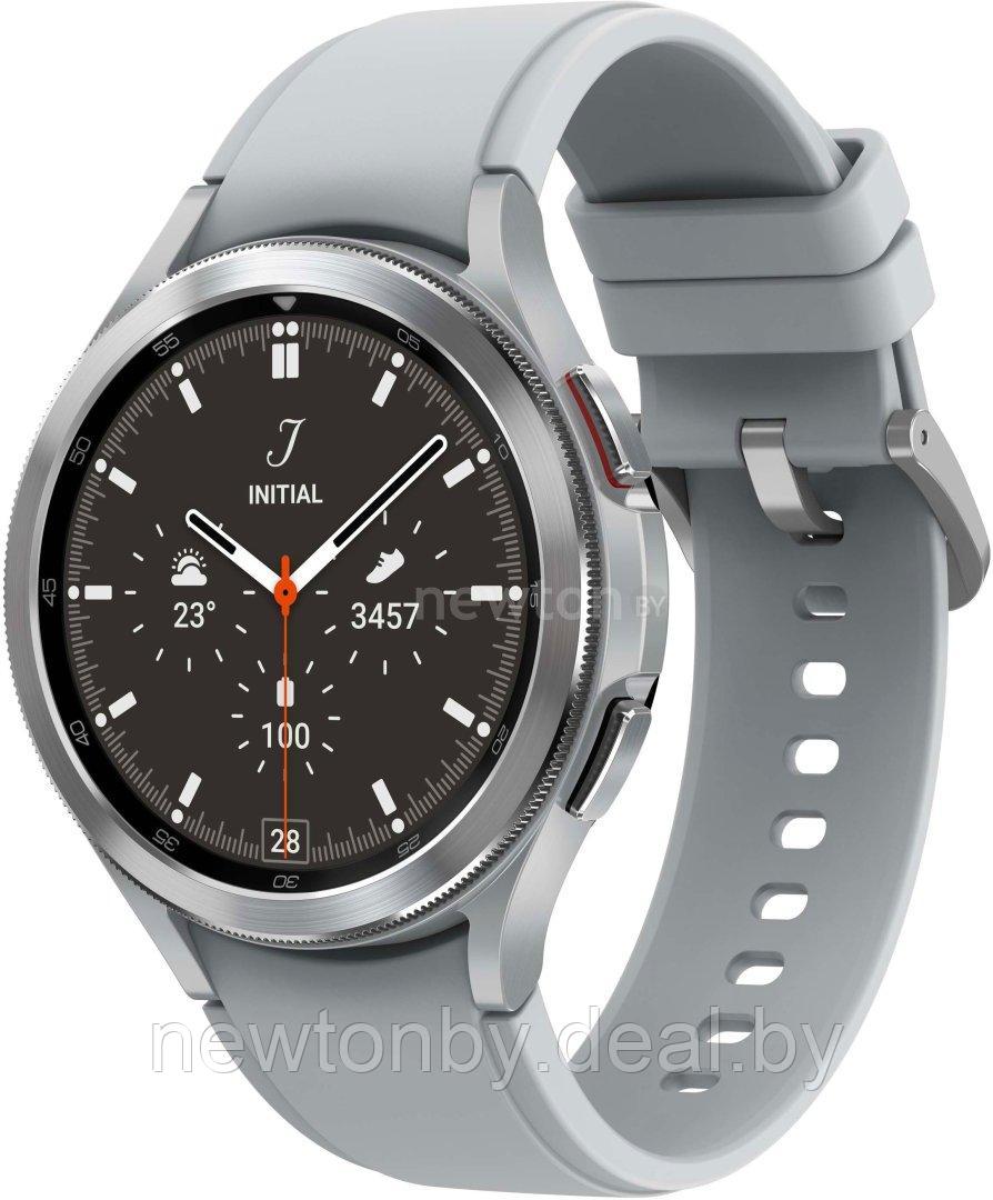 Умные часы Samsung Galaxy Watch4 Classic 46мм (серебро) - фото 1 - id-p225172094
