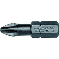 Бита PH0х25мм 1/4" (50шт.) S2 HRC58-62 (YT-7806) YATO