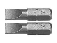 Бита SL 6х25мм 1/4" (2шт.) AlSl S2 (YT-77893) YATO