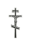 Крест декоративный с распятием с полимерным покрытием, фото 2