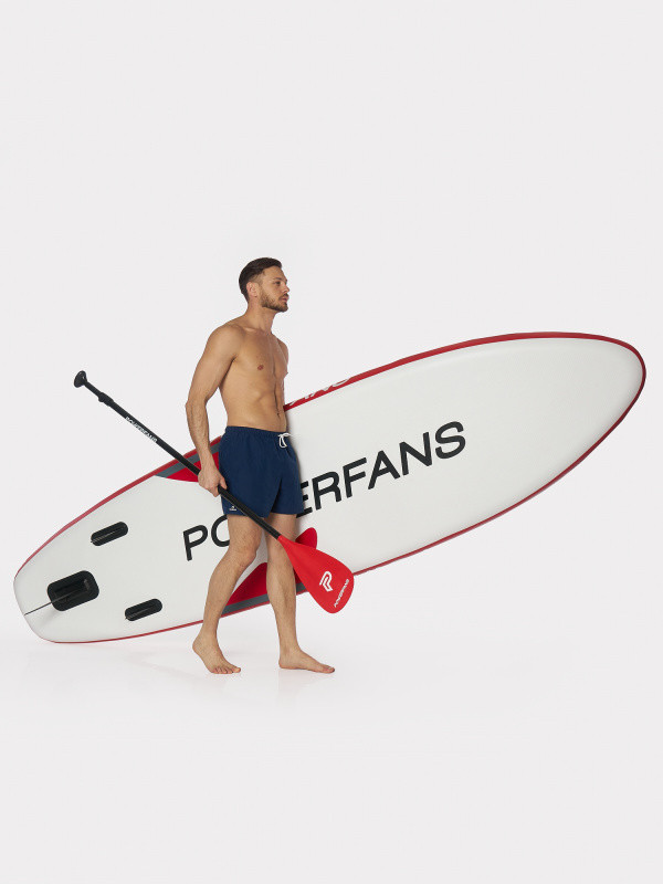 Сапборд SUP Board POWERFANS (320х84х15), арт. TA004-001 (красный) - фото 3 - id-p225171357