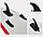 Сапборд SUP Board POWERFANS (320х84х15), арт. TA004-001 (красный), фото 5