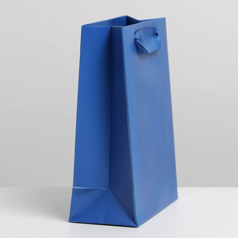 Пакет ламинированный Синий, S 12 × 15 × 5,5 см - фото 2 - id-p225179640