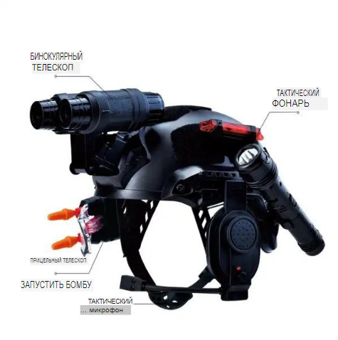 Детские тактический шлем YC-M14, Игровой набор для шпионов - фото 9 - id-p225180020