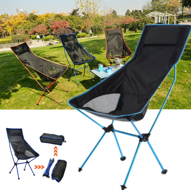 Кресло туристическое складное Camping chair для отдыха на природе - фото 3 - id-p225180167