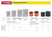Фильтр "МАСТЕР" каркасный, для пылесосов модификации М1 (ФК-М1) ЗУБР