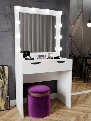 Туалетный столик с зеркалом Мир Мебели SV-15 с подсветкой - фото 3 - id-p225179352
