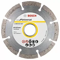 Круг алмазный сегм. 115x7х22.23 мм Universal ECO (-10-)(2 608 615 040) BOSCH