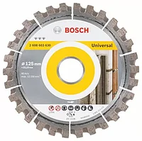 Круг алмазный сегм. 125x10х22.23 мм Best for Universal (2 608 603 630) BOSCH