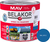 Грунт-эмаль MAV Belakor 15 Ral 5012