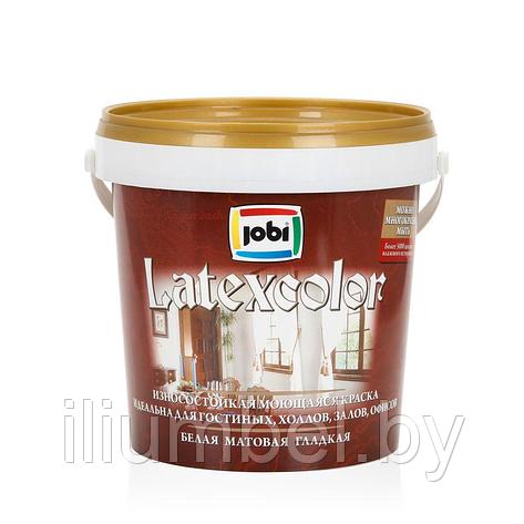 JOBI Latexcolor моющаяся интерьерная краска 10л, фото 2