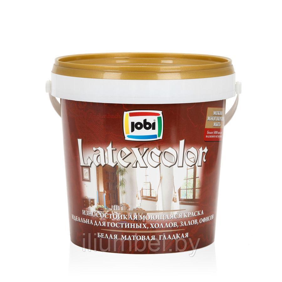 JOBI Latexcolor моющаяся интерьерная краска 0,9л - фото 1 - id-p225181499