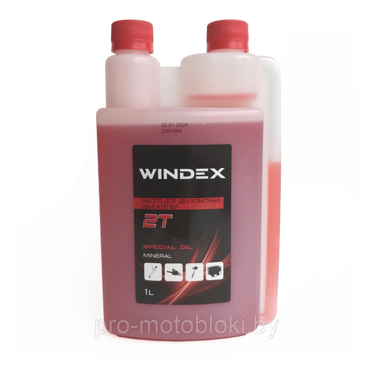 Масло для 2-х тактных двигателей WINDEX 2Т (Red) (1л) - фото 1 - id-p225181845