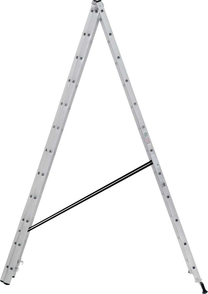 Новая высота Лестница алюминиевая 3-х секц. NV1230 (12 ступ. 319/787см, 14.6кг) Новая Высота - фото 2 - id-p225182030