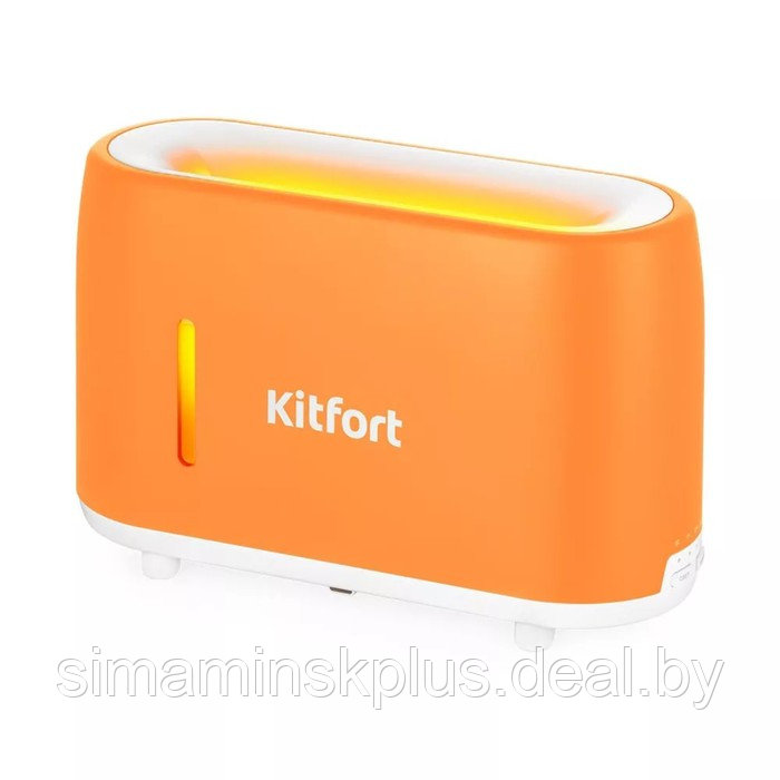 Увлажнитель воздуха Kitfort КТ-2887-2, ультразвуковой, 15.6 Вт, 0.24 л, оранжево-белый - фото 1 - id-p225183484